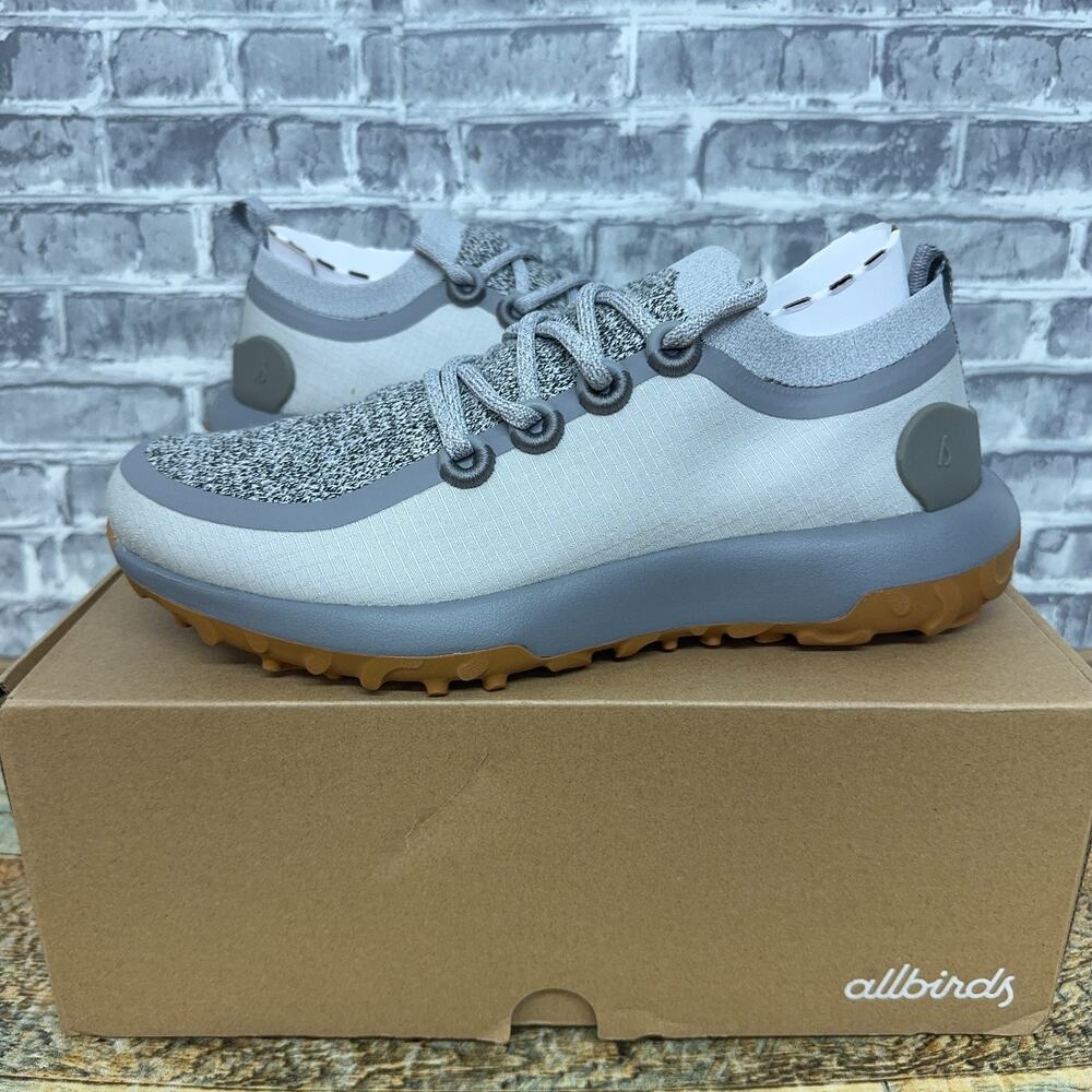 Allbirds Trail Runners SWT Medium Grey Rugged Khaki Running Shoes Mens 9.5 New